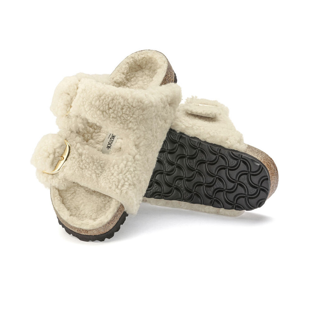 Birkenstock Sandale Birkenstock Arizona Big Buckle Shearling Teddy