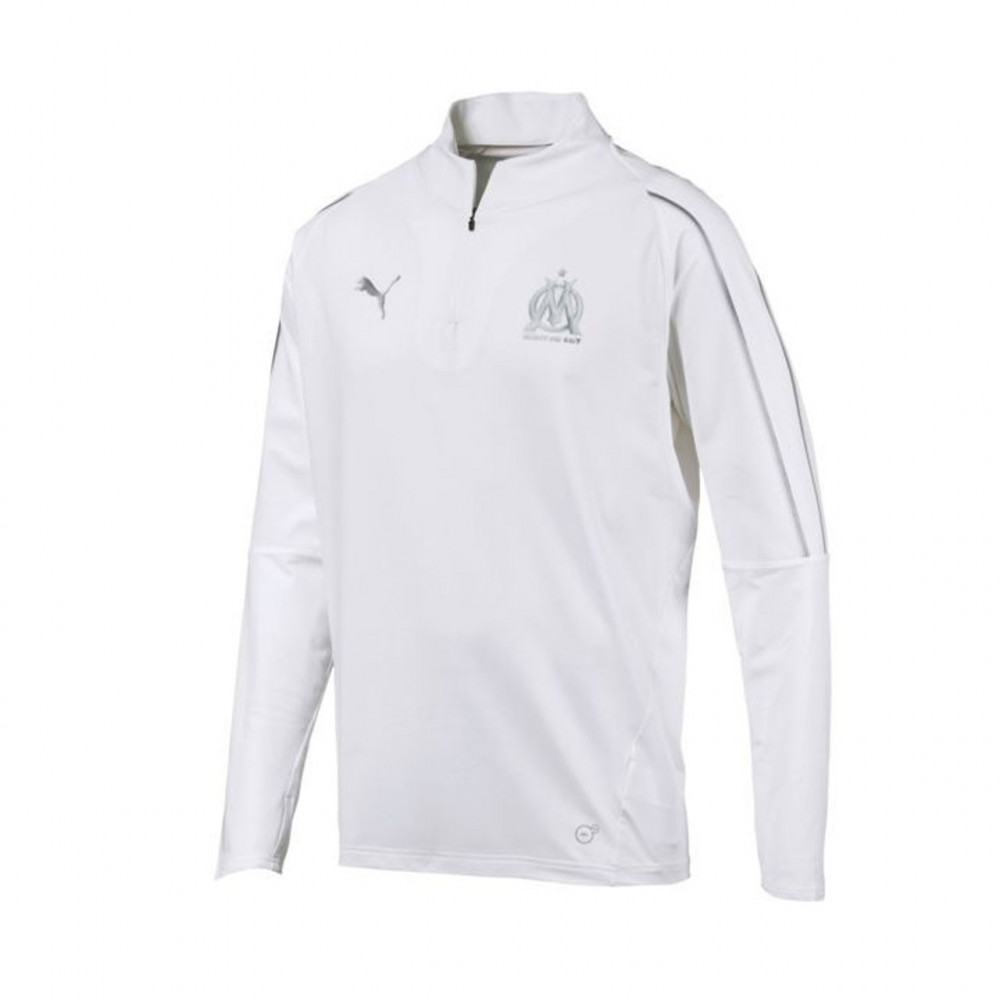 Puma Maillots Puma Puma Maillot Ã  manches longues OM 1/4 Zip Top