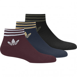 adidas originals Pack 3 paires de chaussettes adidas Originals Trefoil Ankle - DV2009
