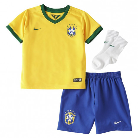 Nike Ensemble de football Nike Bébé Brasil CBF Stadium 2013/2014 - 575303-703