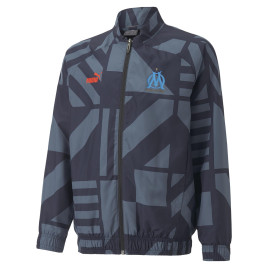 Puma Veste de survêtement Puma Olympique de Marseille 2022/23 Prematch Junior