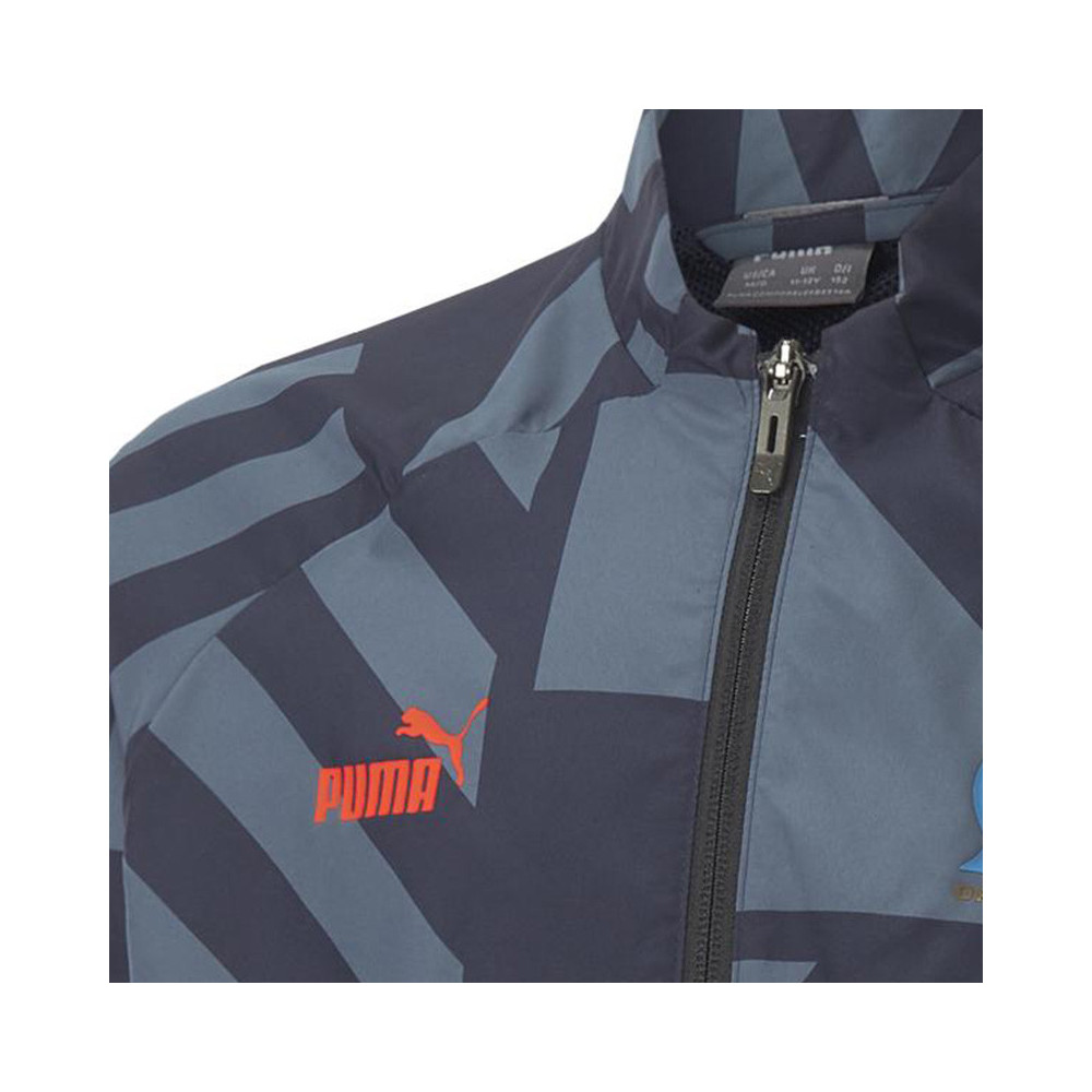 Puma Veste de survêtement Puma Olympique de Marseille 2022/23 Prematch Junior