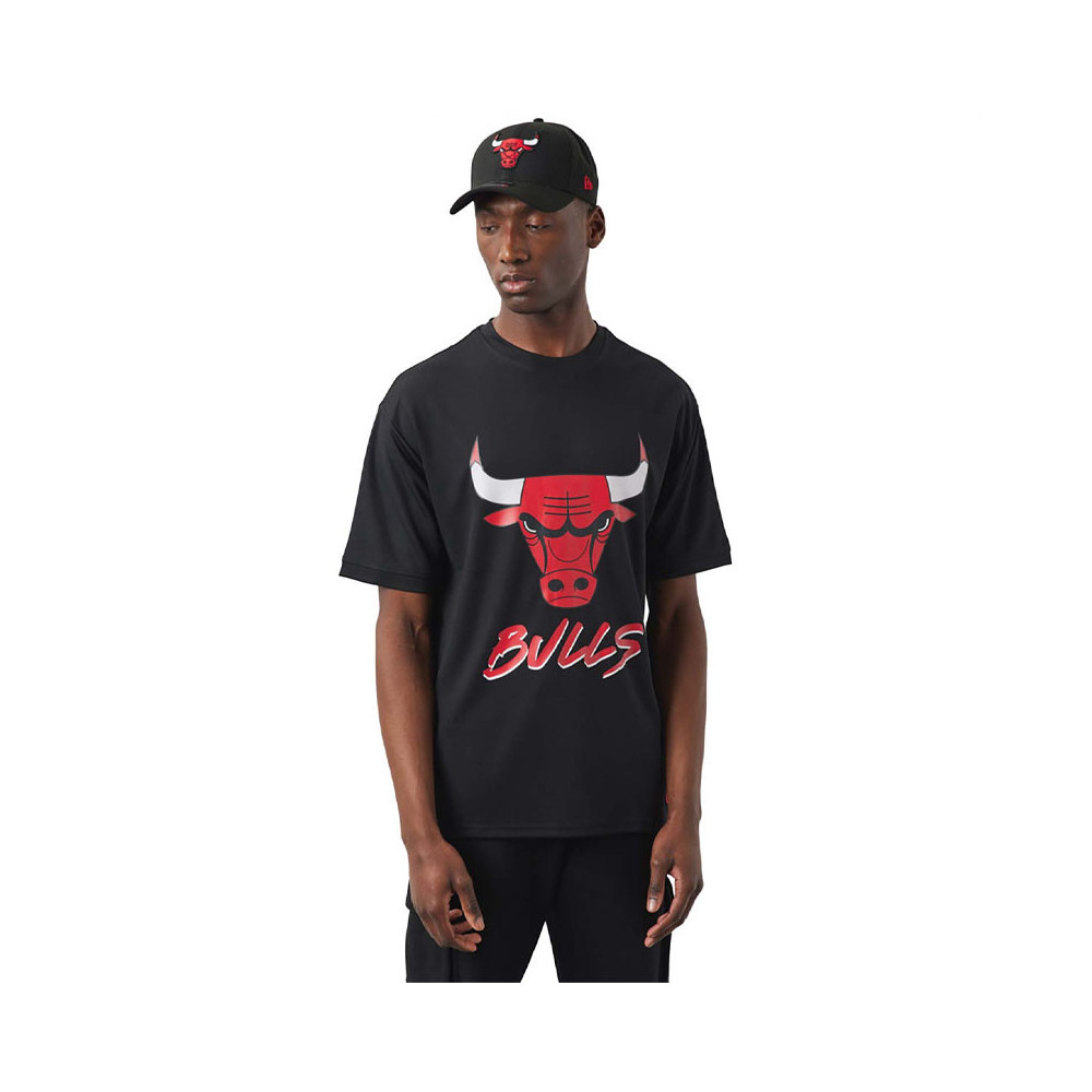 New Era Tee-shirt New Era Chicago Bulls NBA Script
